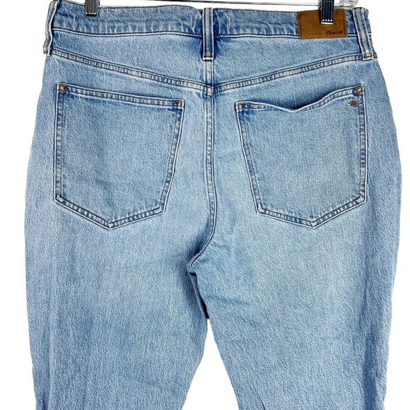 MADEWELL The Perfect Vintage Jeans Light wash distressed raw hem size 31 - Picture 4 of 8